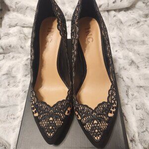 I.N.C. International Concepts Black Lace Heels – Style: ZITAH30F – Size 9M